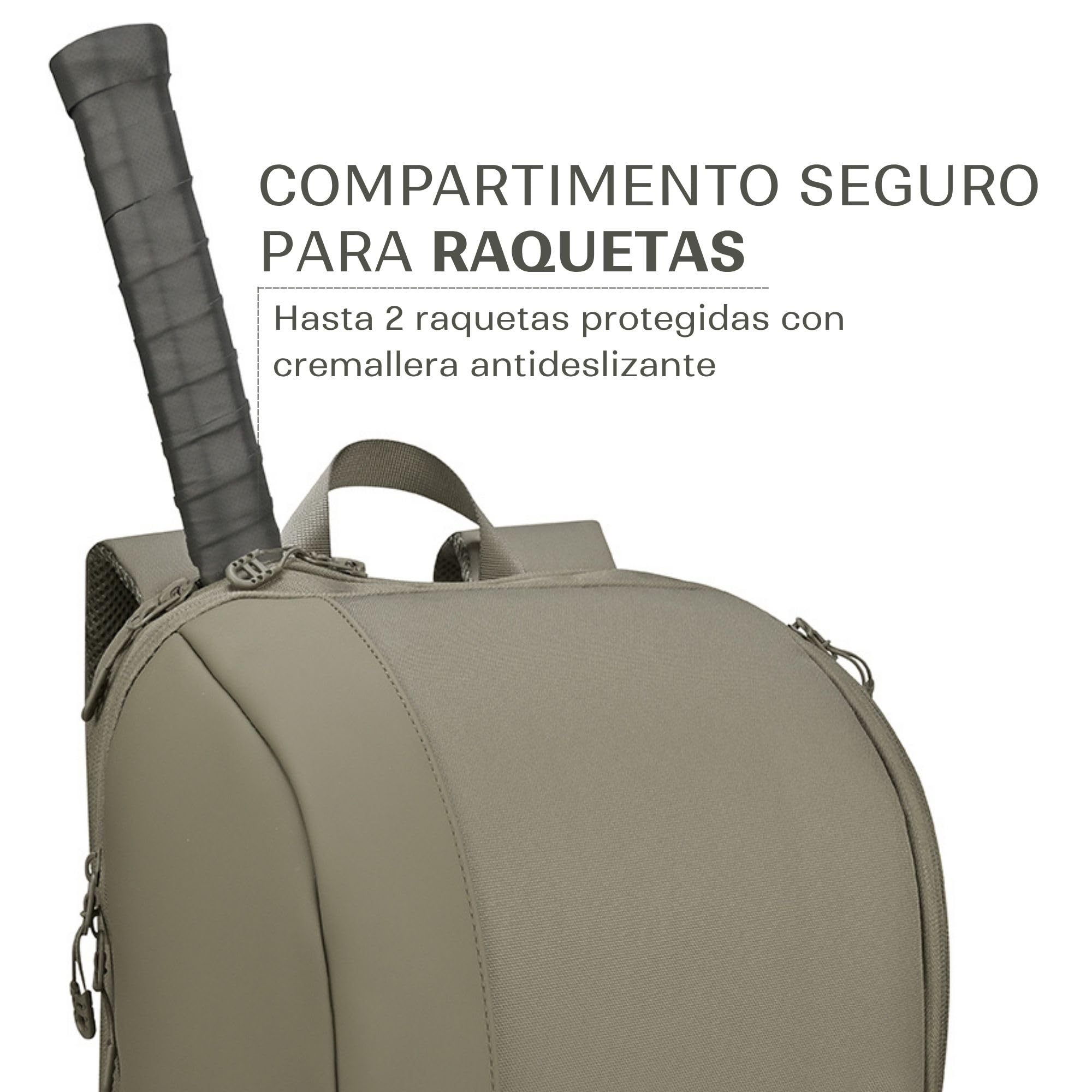 SVOLTA Mochila Deporte Hombre y Mujer - Mochila Padel, Tennis, Pickleball - Bolsa para Raquetas, Gimnasio, Escolar Resistente al Agua