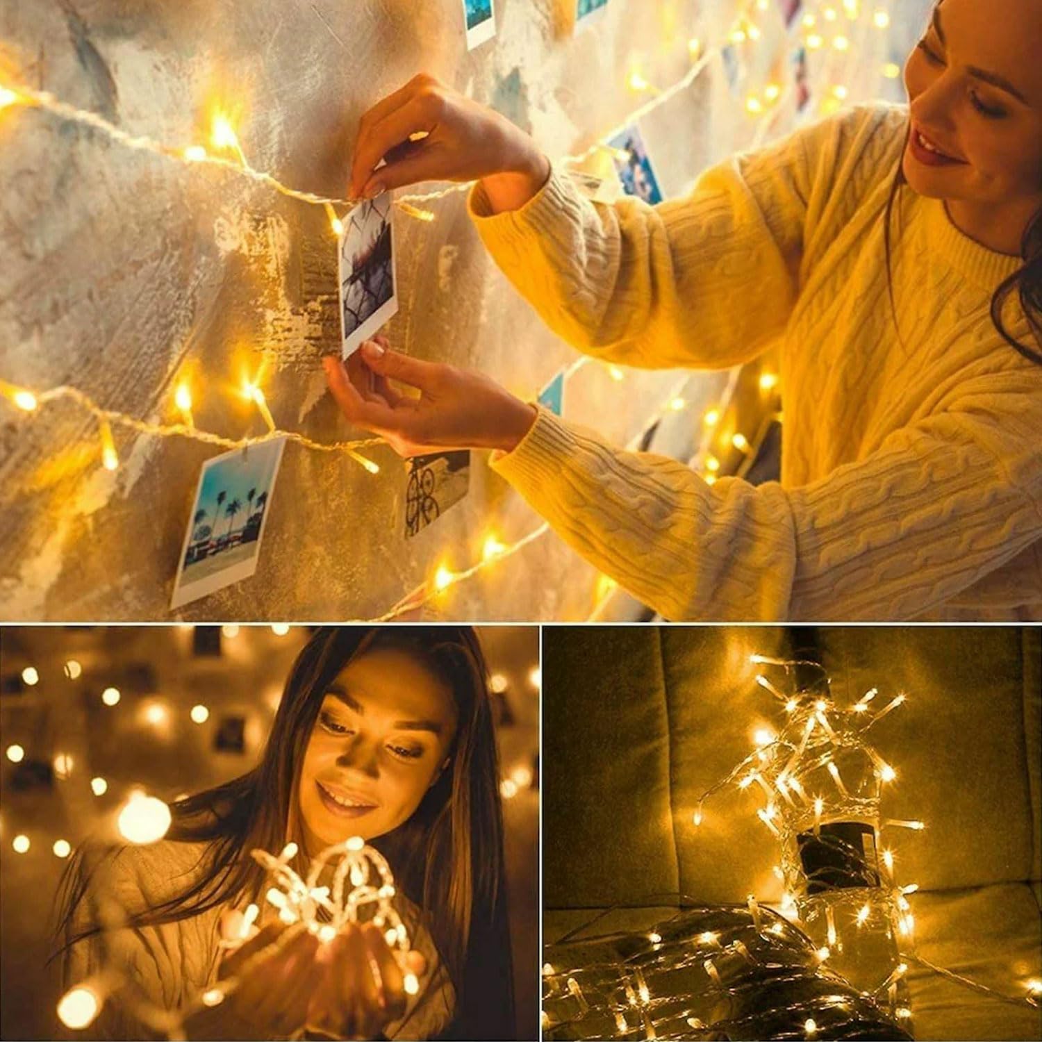 ARIATI 80 LED String Lights, 10m Length, 8 Lighting Modes