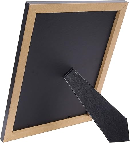Miniatura 5 de Creative Picture Frames Marco de teatro negro de 8.5 x 11bk-b con paspartú negro, capacidad para soportes de 5.5 x 8.5 pulgadas con colgador y