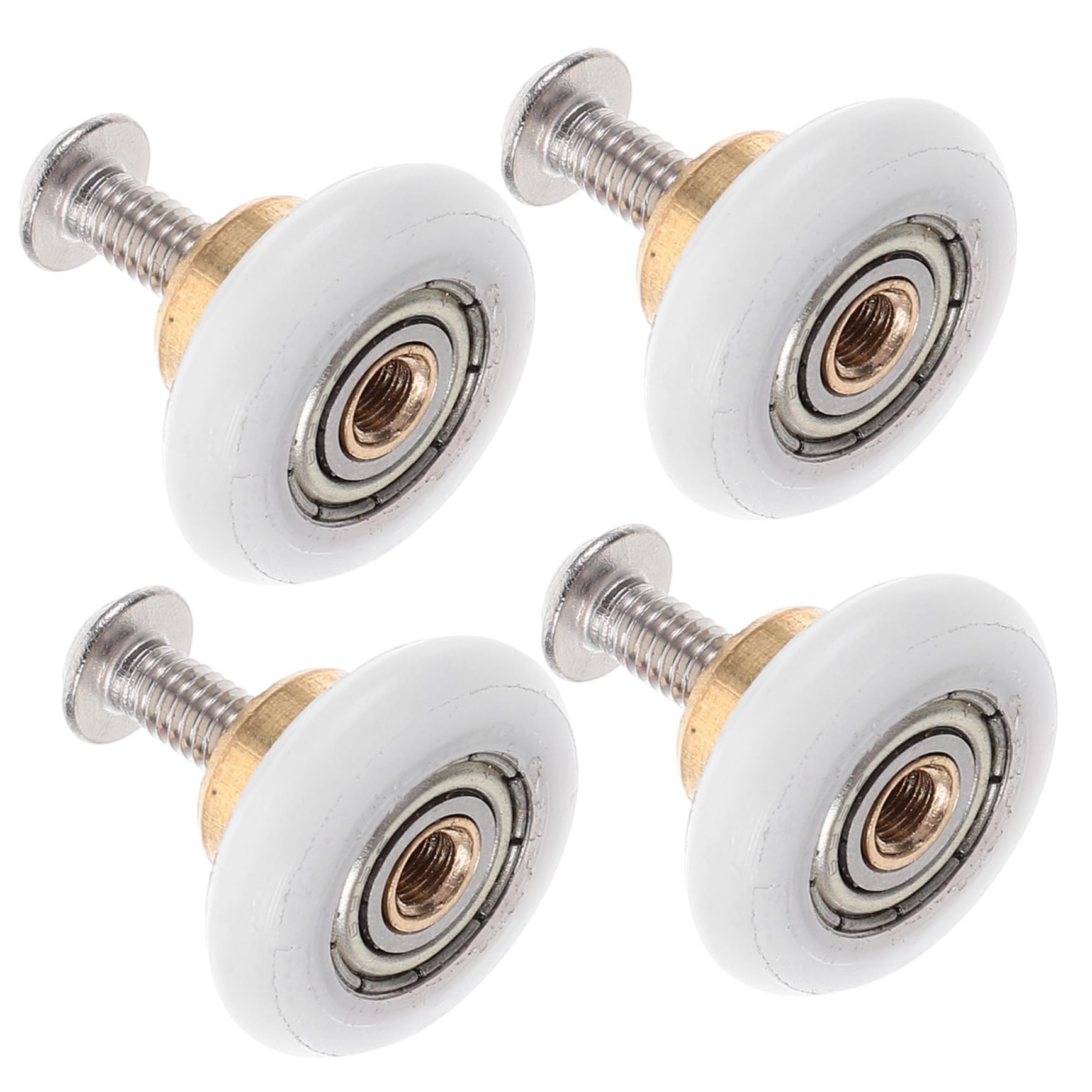 Rodillos para Puerta de Ducha deslizamiento suave con ruedas de nailon