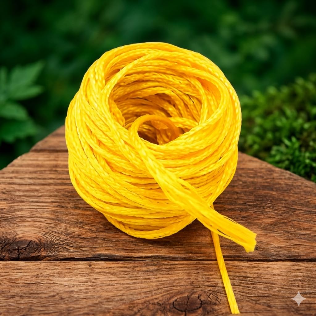 Yellow Puja Thread | Peela Dhaga | Haldi Ka Dhaga | Brihaspati Dev Kalava | Religious & Spiritual Cotton Thread for Puja, Prosperity & Knowledge (Yellow - 20 Metres)-image-27
