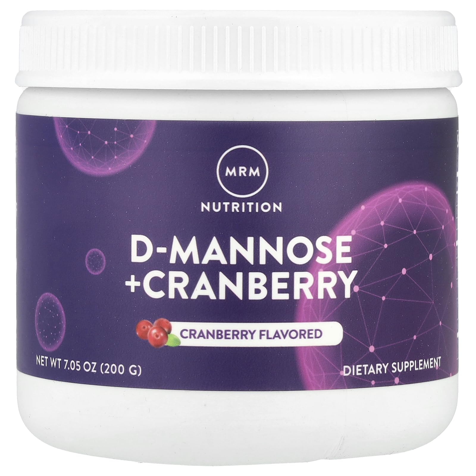 MRM Nutrition D-Mannose + Cranberry Powder - Low-Sugar - 40 Servings