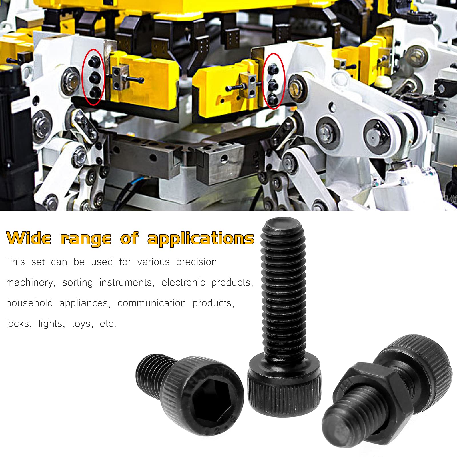 Viti A Bussola In Acciaio Inox 100 Viti A Brugola 8-32 X 3/16 Inox - Testa Esagonale Cava Acciaio Inossidabile Viti Esagonali 8-32 - Foto 9