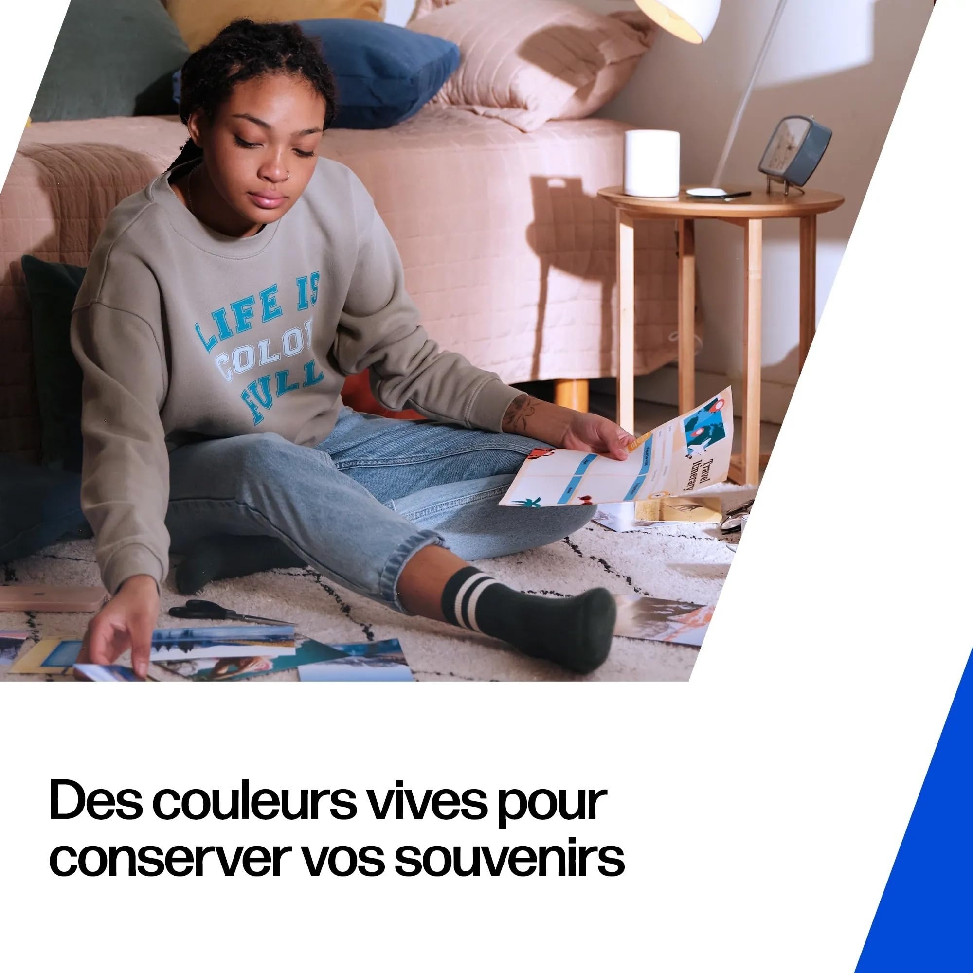 HP 308, Noir et Tricolore, 6L6S6UE, Pack de 2 Cartouches d’Encre Original, Compatible avec Les Series d'Imprimantes HP Envy 6110, 6120, 6130, 6520, 6530