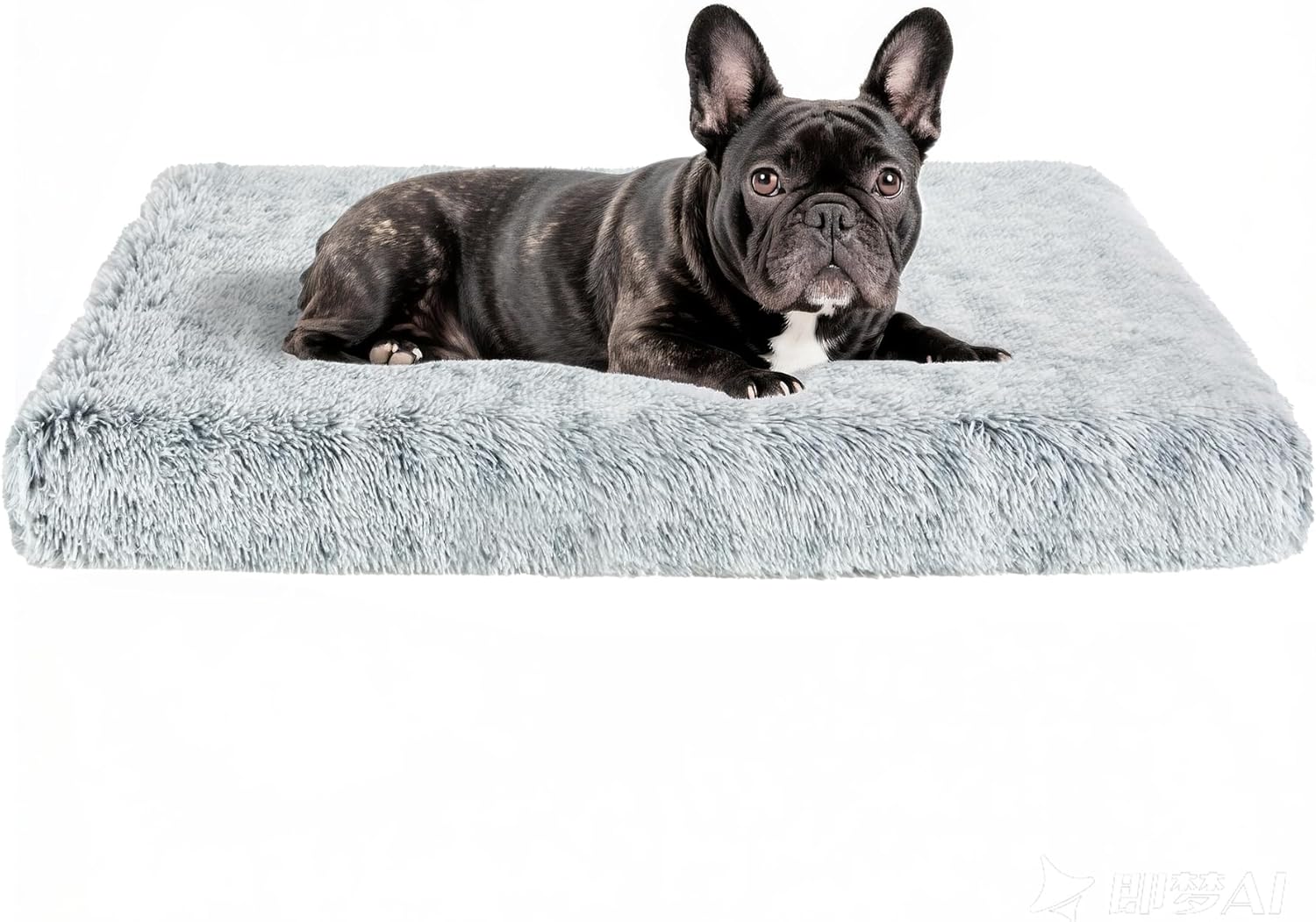 Fluffy Orthopedic Dog Beds for Puppy/Cats with Washable Removable Cover Dog Crate Bed Egg Crate Foam Support Plush Pet Pad Mat with Anti-Slip Bottom(Grey,24 * 16) Fluffy Orthopedic Dog Beds for Puppy/Cats with Washable Removable Cover Dog Crate Bed Egg Crate Foam Support Plush Pet Pad Mat with Anti-Slip Bottom(Grey,24 * 16)