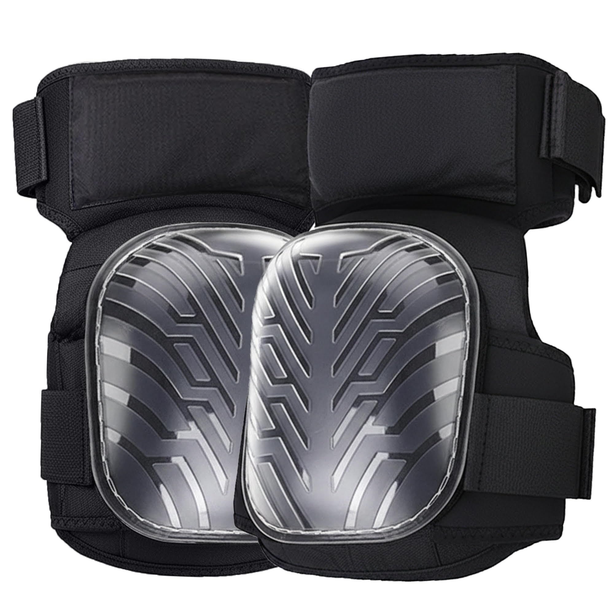 Zidanventures Professional Gel Knee Pads for Work – Heavy Duty Cushion & EVA Foam Padding with Anti-Slip Straps and Easy-Fix Clips for Construction, Flooring, Gardening, and DIY – Fits Men & Women