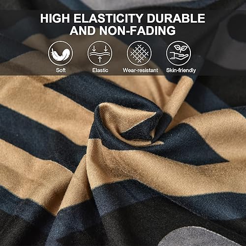 Vista 105 de Eco-Ancheng Funda para silla de comedor, funda extraíble para protección de banco, asiento y silla, sala de estar y cocina