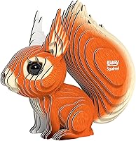 Vista 1 de Eugy Squirrel 3D Puzzle - 36 Piece Eco-Friendly Educational Toy Puzzle for Boys, Girls & Kids Ages 6+