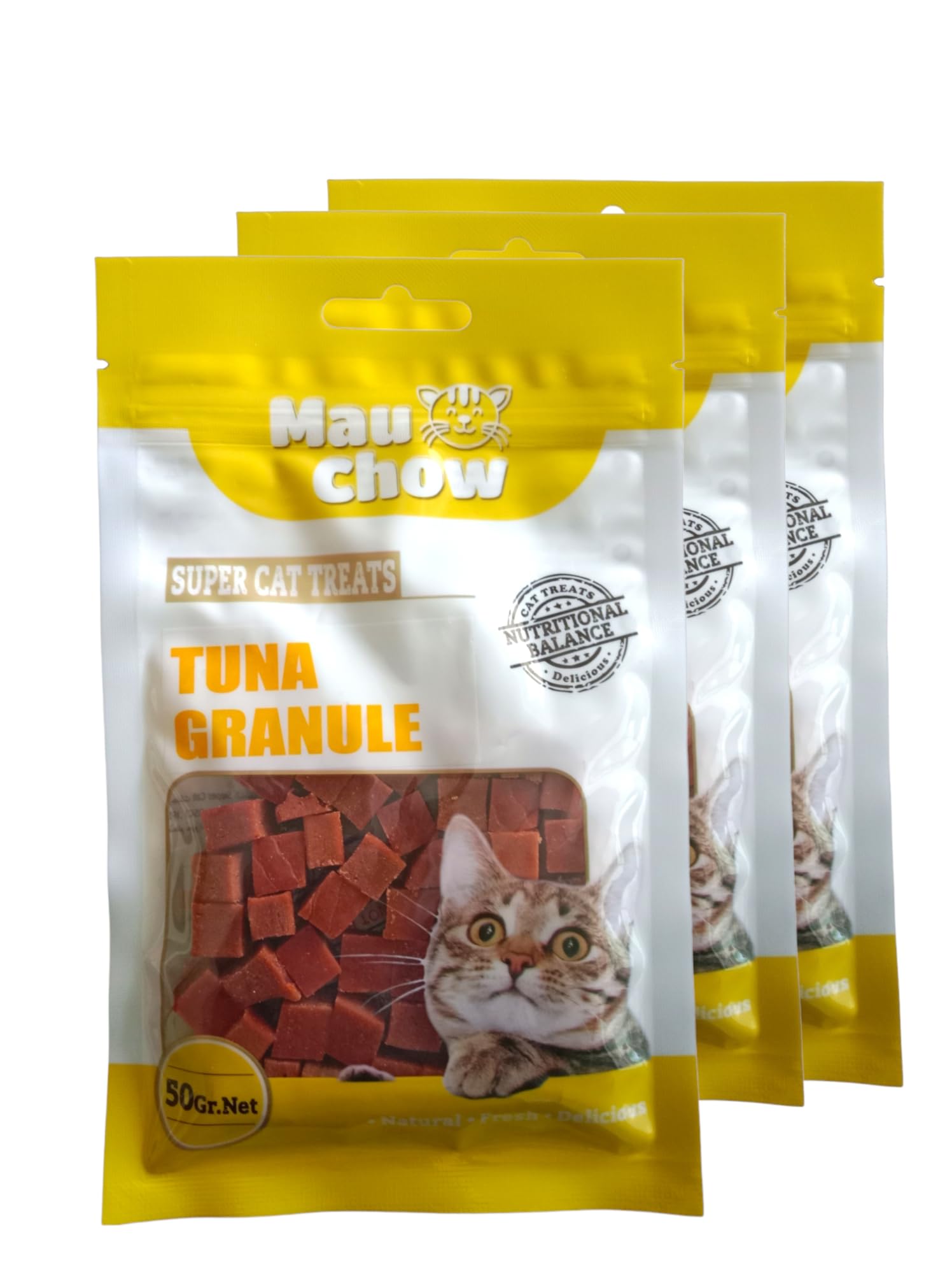 MauChow Cat Treats, Tuna Granule,Rich Protein Low Fat, Highly Digestible Healthy Cat Treat,Healthy Snacks, Dry Savory 50g (Pack of 3) (B0CCSC38F5) Amazon Price History, Amazon Price Tracker