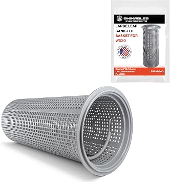 Swimables Heavy Duty Large Leaf Canister Basket - Compatible with Hayward Leaf Canister Basket W530 & W560 Pool Filter Basket Replacement - Durable Pool Strainer Basket for Inline Leaf Canister