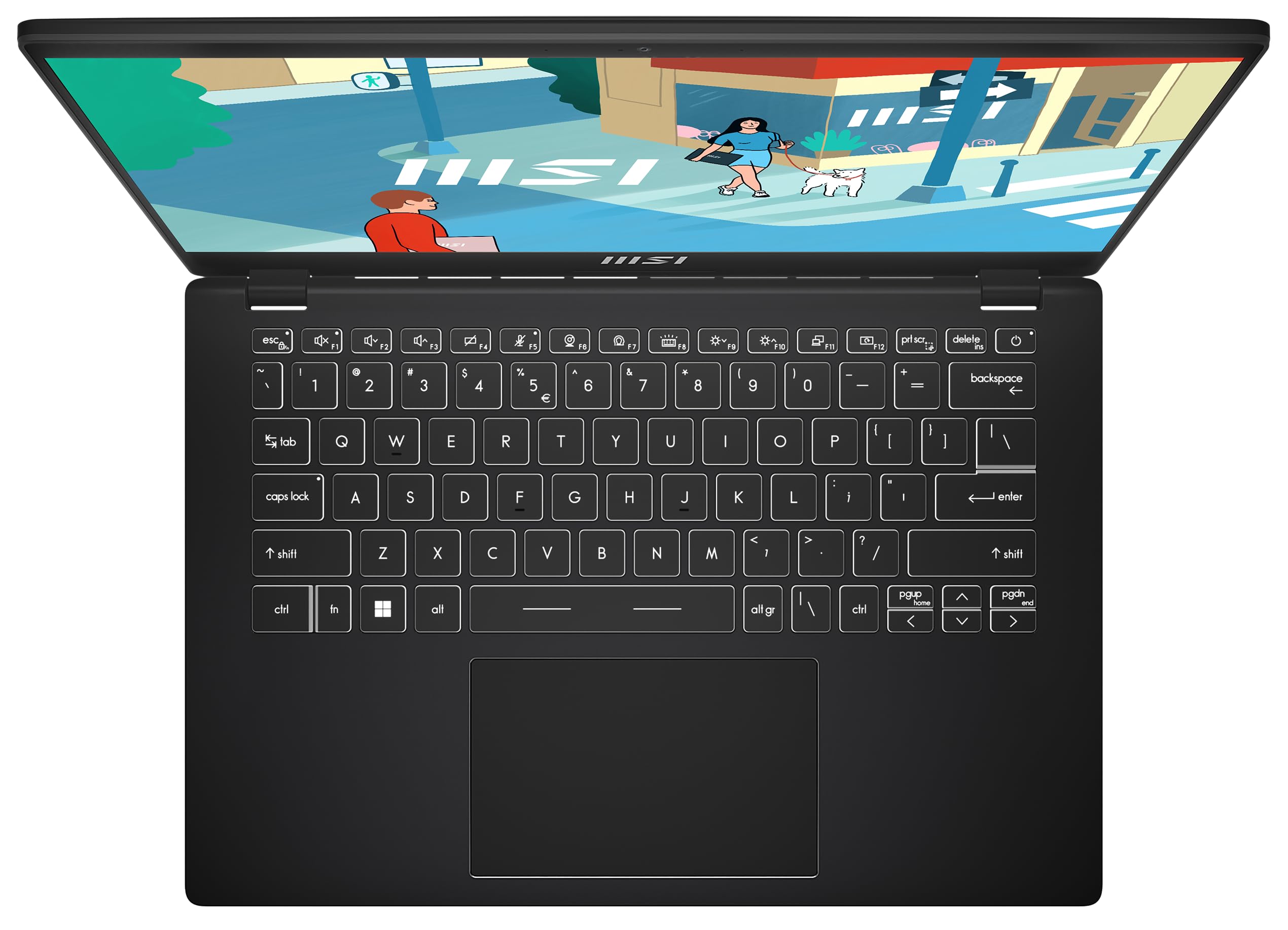 MSI Modern 14 C12MO-1206 14.0 Inch FHD Business Laptop Intel Core