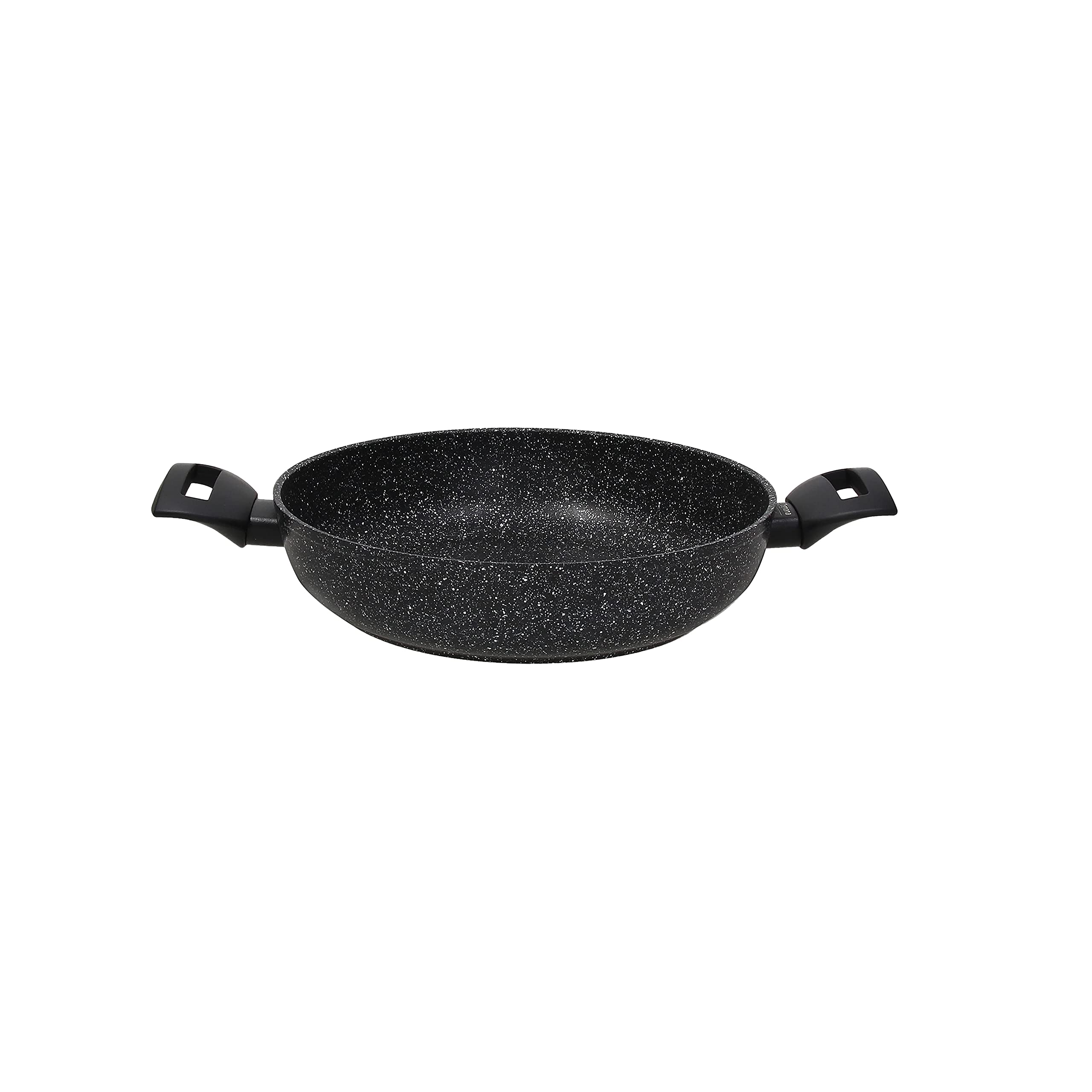 Tognana Authentika, Tegame 2 manici 26 cm, alluminio, Nero, Made in Italy