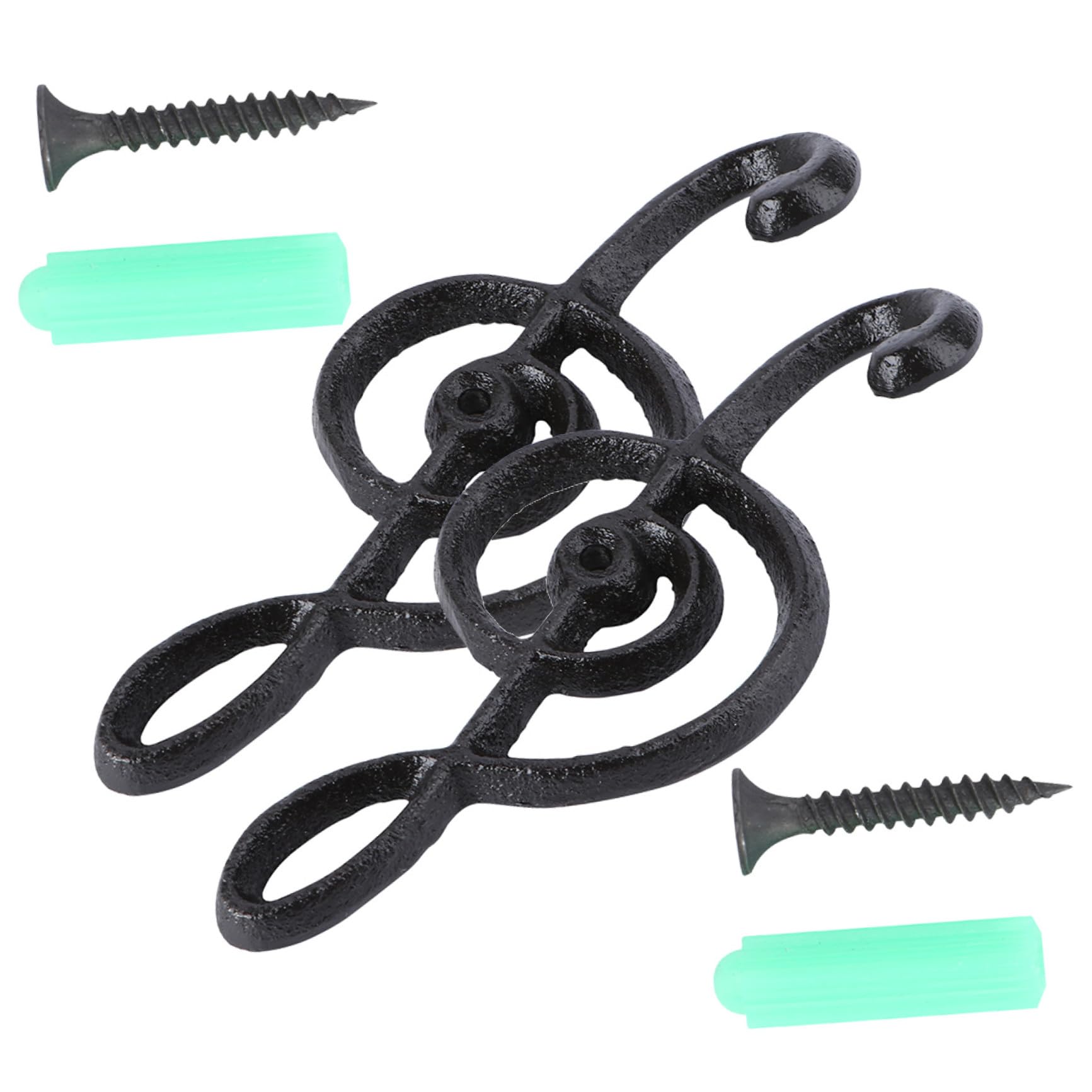 Crochets muraux note de musique pour manteaux et serviettes