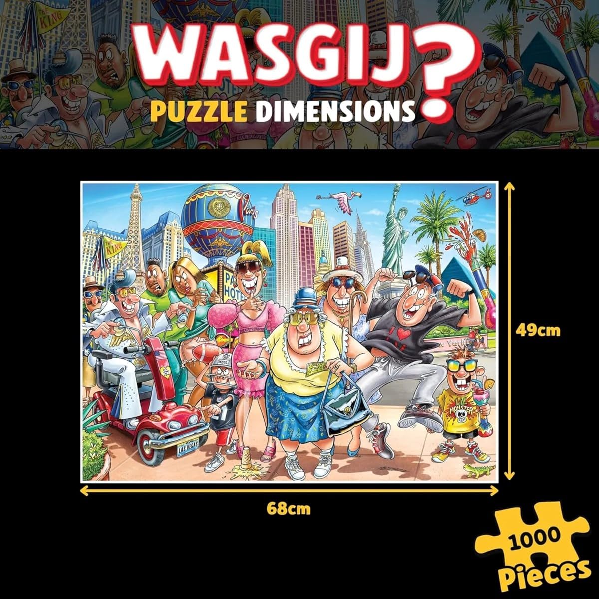 Amazon.com: Wasgij Original 48 What Happens in Vegas 1000 Piece