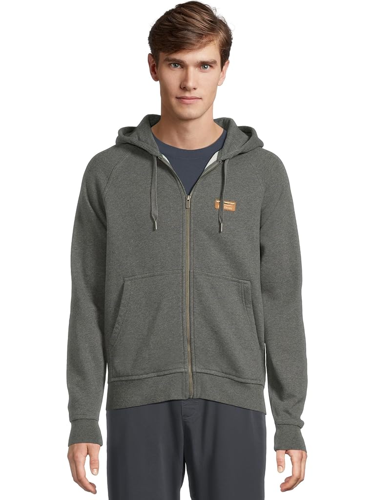 Gray L.L.Bean Katahdin Iron Works® Full-zip Sweatshirt Hooded