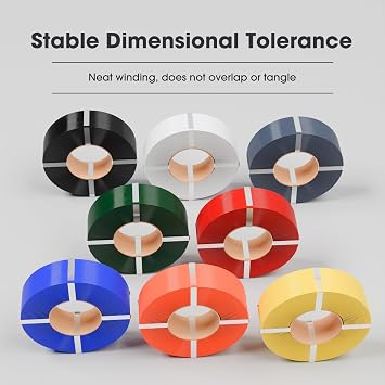 eSUN PLA+ Refilament 1.75mm, 3D Printer Refill PLA Plus, Dimensional Accuracy +/- 0.03mm, 1KG Spoolless 3D Printing Filament for 3D Printers, Black