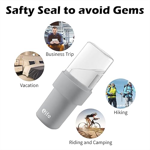 Miniatura 4 de Estuche de viaje para cepillos de dientes regulares y eléctricos (Oral B Philips), estuche para artículos de higiene personal para dos, gran