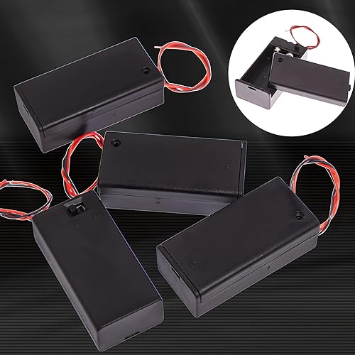 Miniatura 4 de 2 soportes de batería AA con cables e interruptor de encendidoapagado - Estuche de soporte de batería AA de 1.5 V con cables e interruptor (paquete