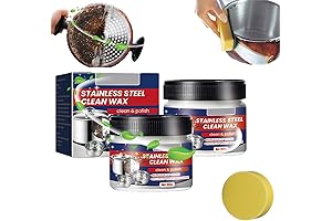 3Pcs Magical Stainless Steel Cleaning Paste: Pristine Metal, Effortless Shine