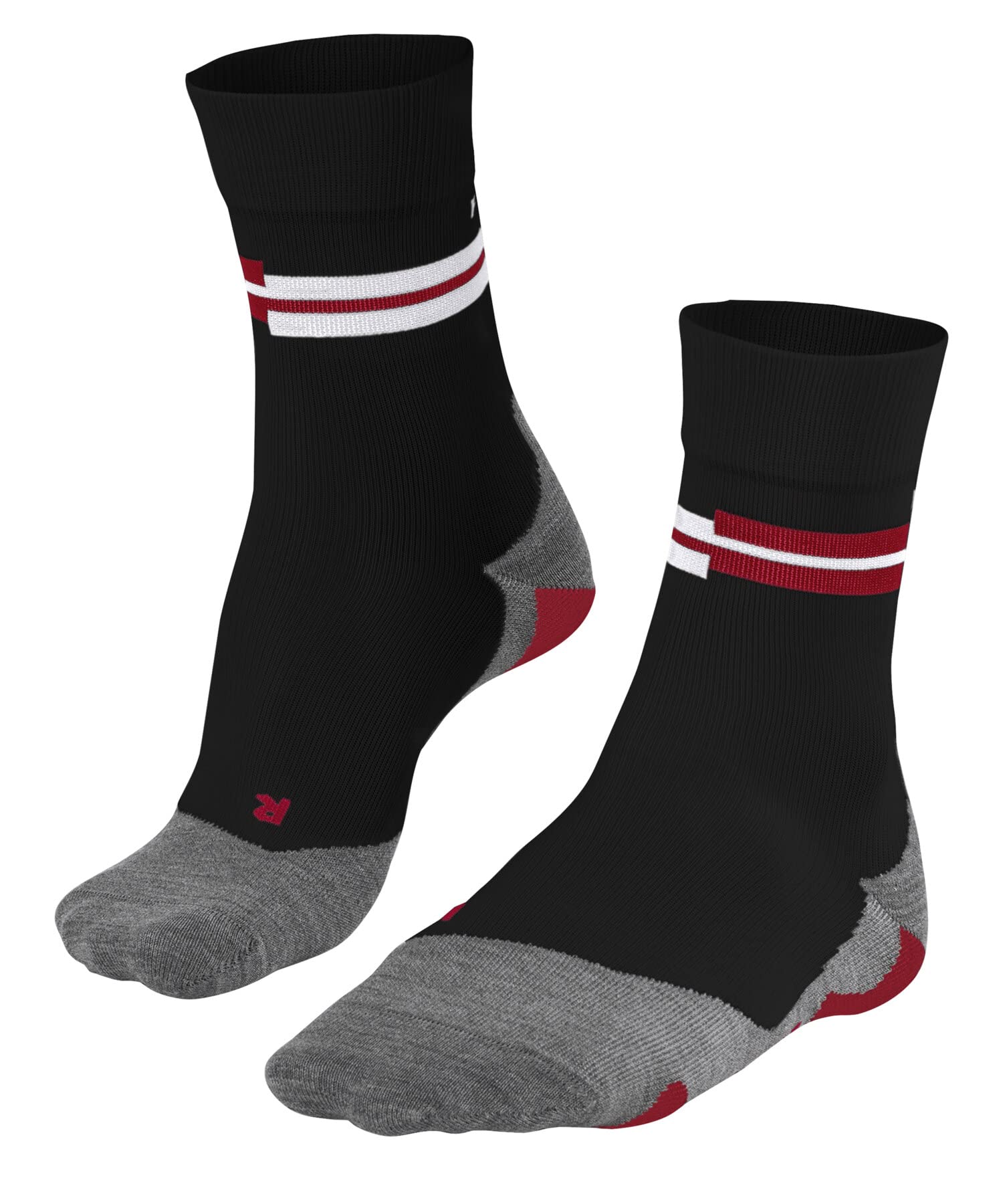 FALKE Men's RU5 Race M So Functional Yarn Anti-Blister 1 Pair Running Socks, Black 3011, 9.5-10.5