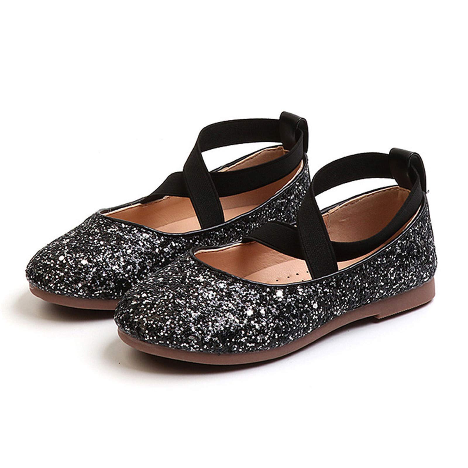 Zapatos de princesa para niña, bailarinas de lentejuelas, zapatos de noche, elegantes Mary Jane, zapatos planos, zapatos de fiesta, cosplay, fiestas, disfraz, zapatos para niños