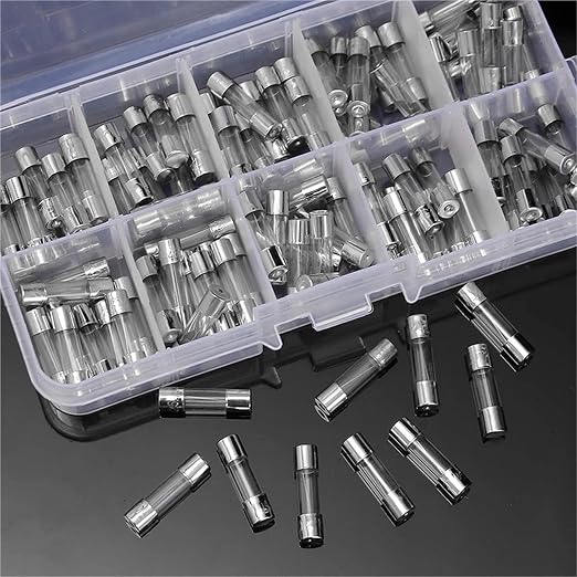 Kit de fusibles para auto 5x20mm 250V 0.2-15A 100 piezas miniatura 3