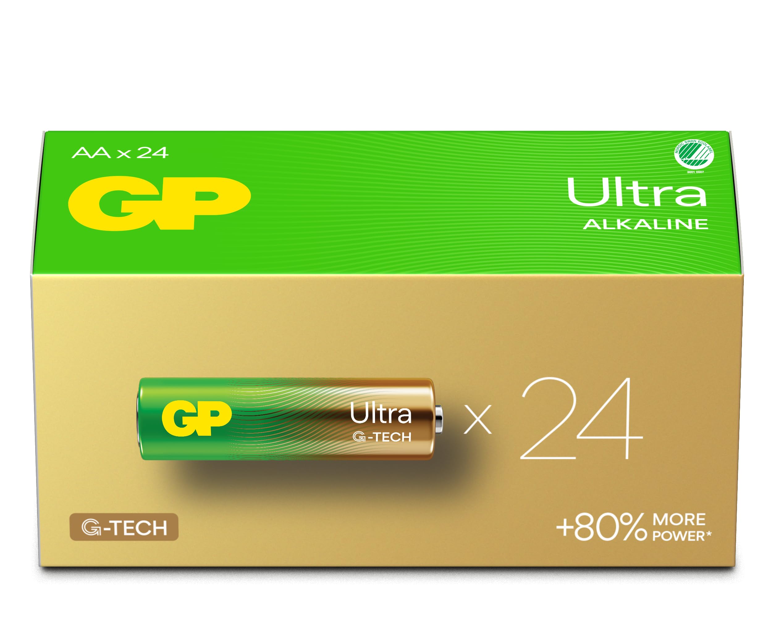 GP AA Batteries - Set of 24 Ultra | AA Alkaline 1.5 V / LR06 Batteries - Long Life