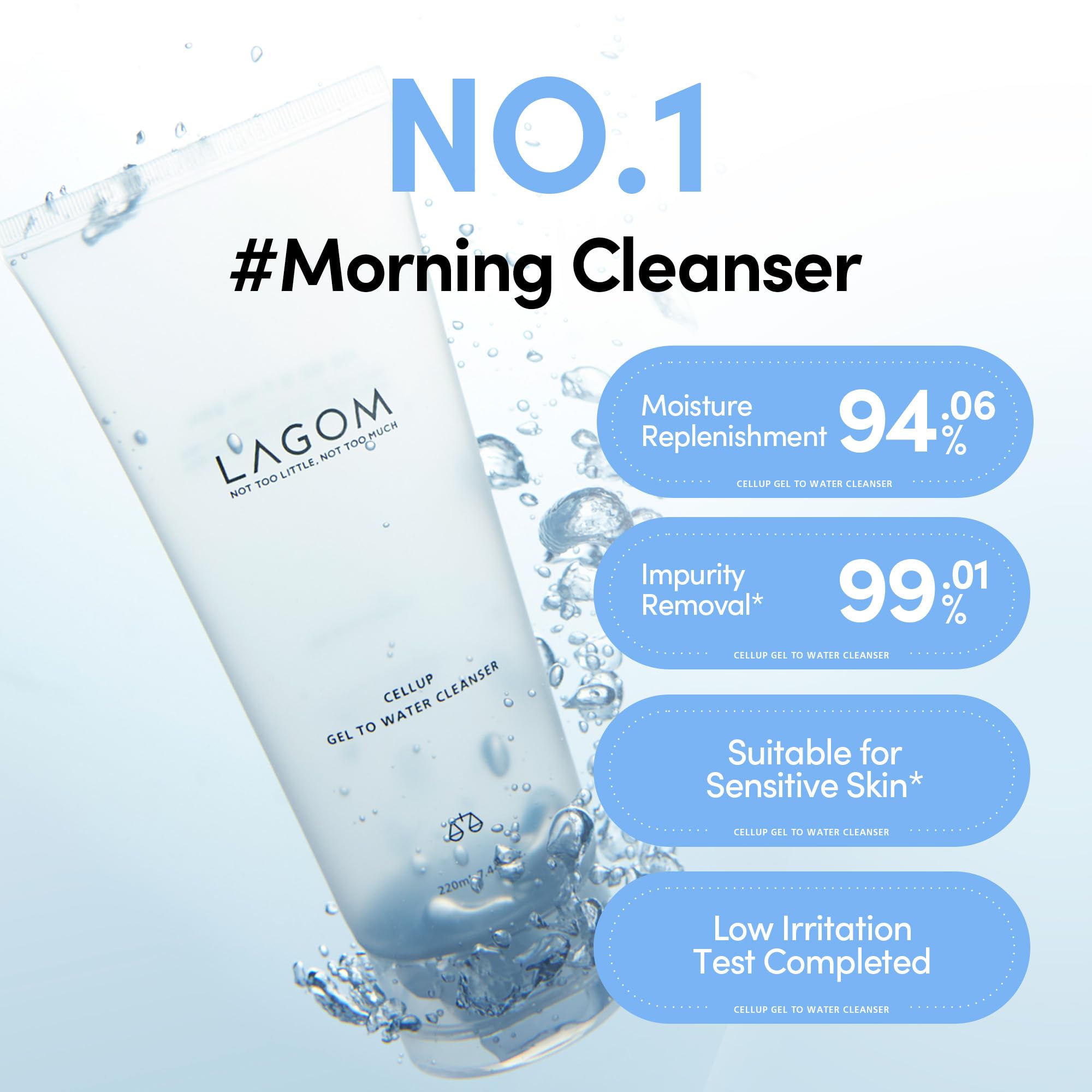 [LAGOM] GEL DE CELLUP A AGUA LIMPIADOR 170ml