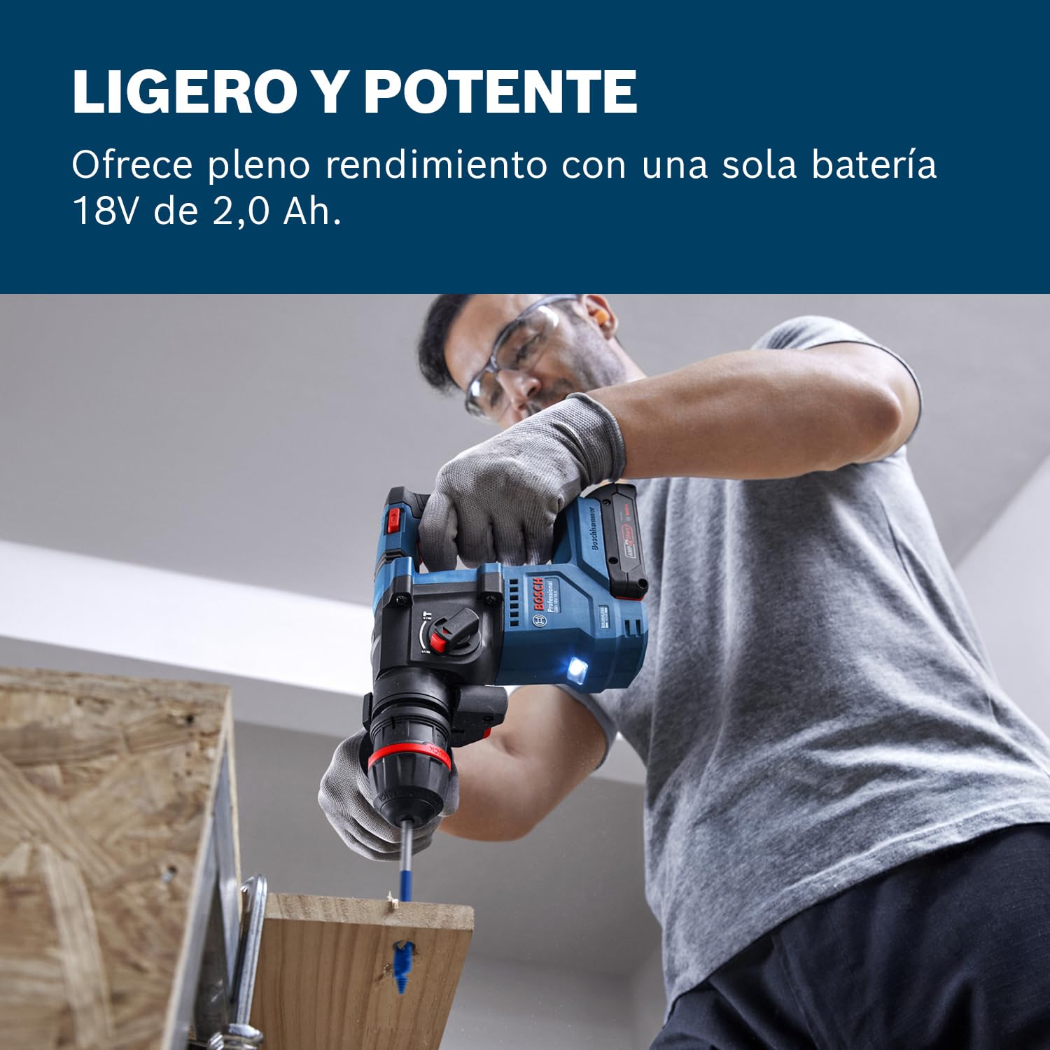 Bosch Professional 18V System martillo perforador a batería GBH 18V-18 X (SDS Plus Solo)