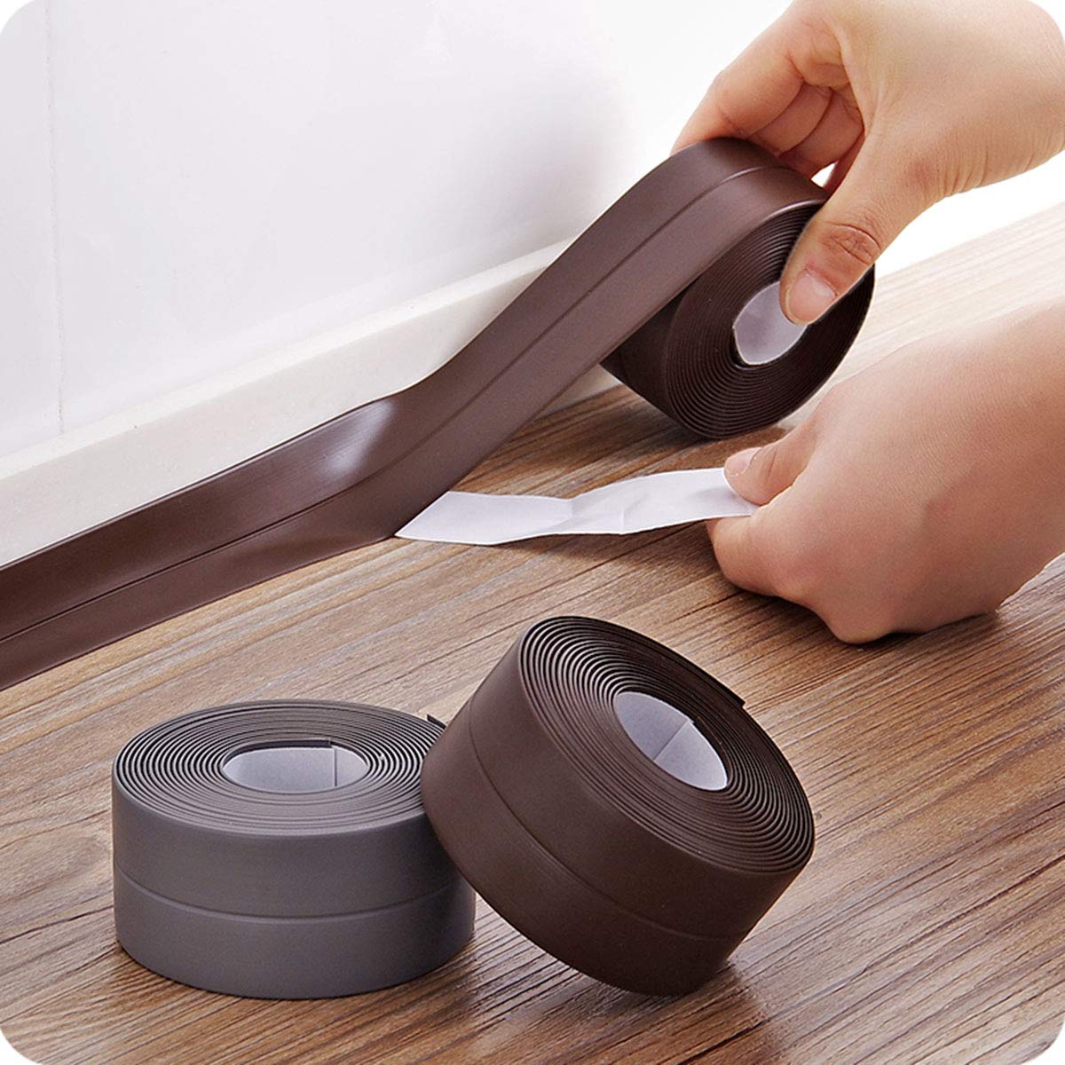 2 Rollen Dichtband Selbstklebend Wasserdicht Transparente PVC Waterdichte en Dreckig Tape
