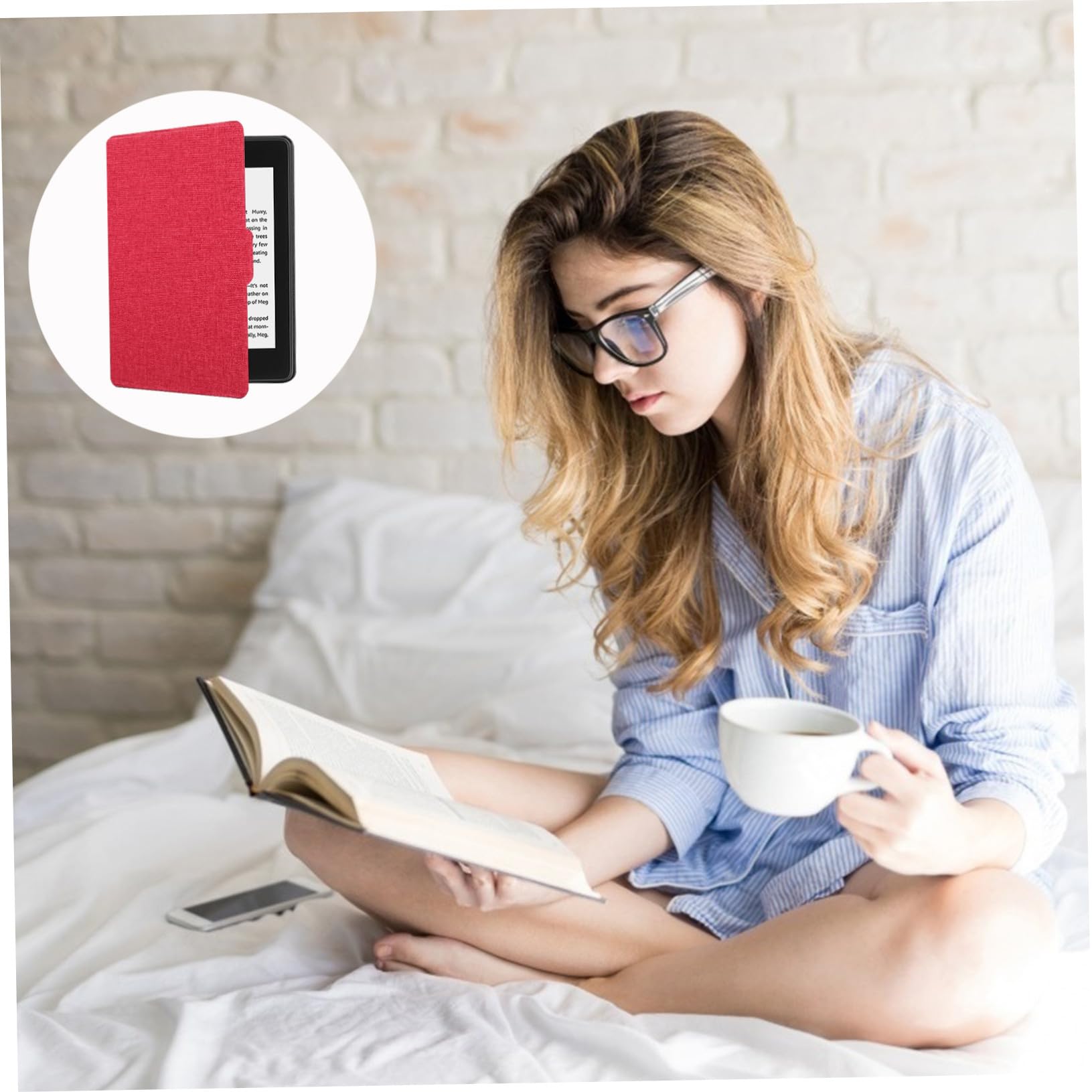 5 Piezas Funda Protectora para E-Reader con Función Auto Wake Compatible con Kindle ª Generación Carcasa Antideslizante y Resistente Arañazos Diseño Integrado y Protección Duradera