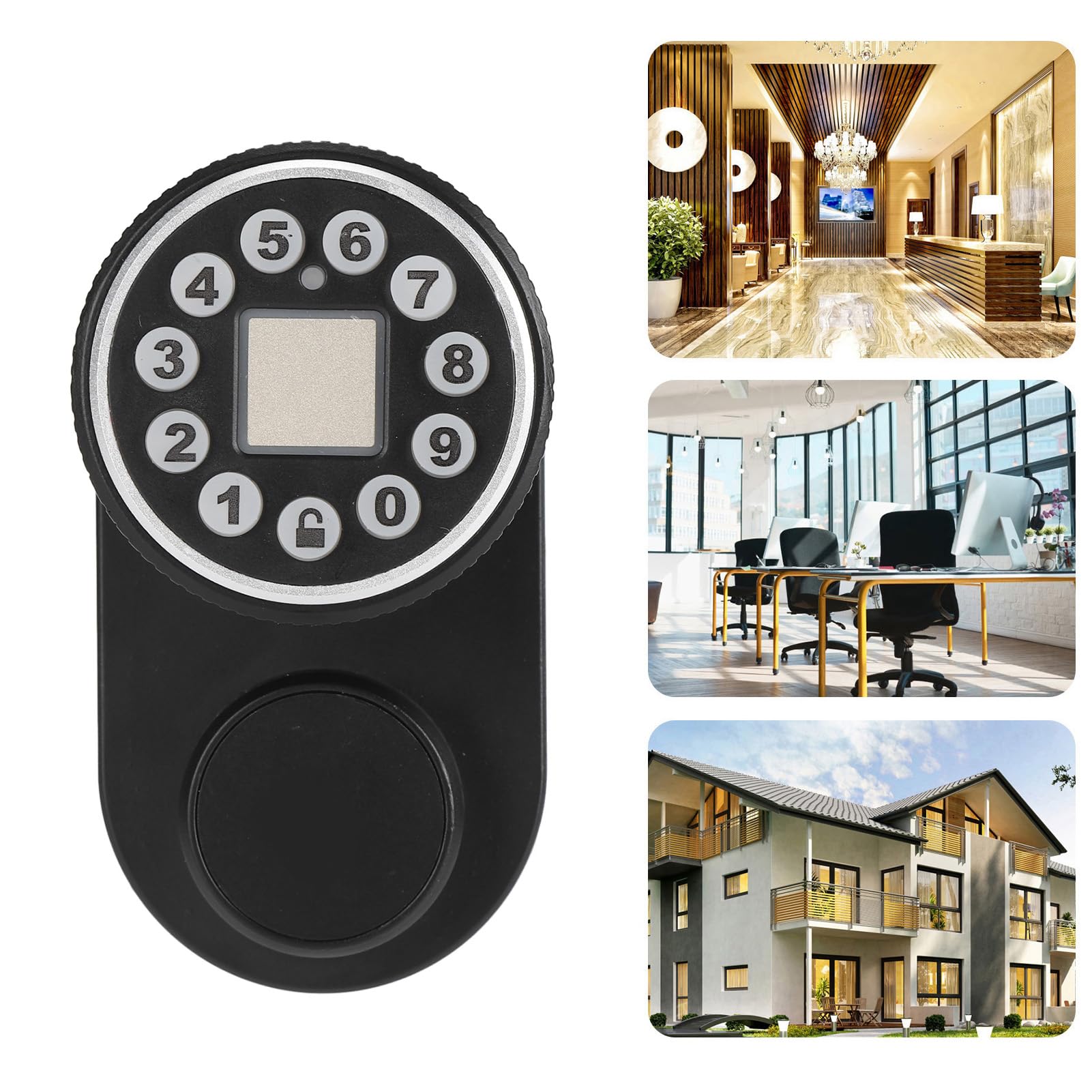 Keyless Entry Door Lock IP65 Quick Response APP Control Aluminum Alloy Fingerprint Lock for Home Office Security