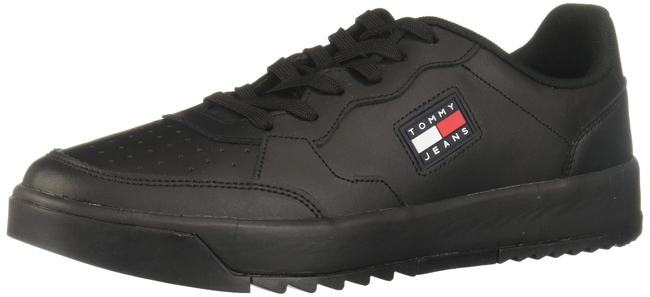 Tommy Jeans Men's Tommy Jeans Retro Ess Em0em00900 Cupsole Sneaker, Black, 6.5 UK