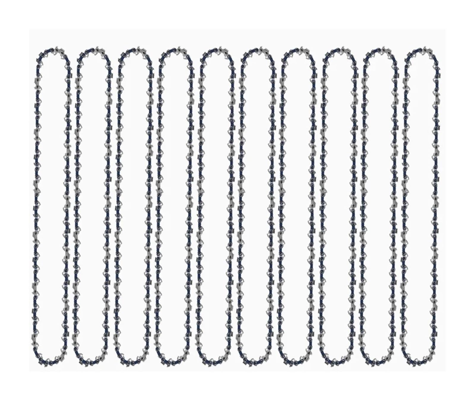 Catena per motosega, Catena di ricambio da 14 pollici, passo 3/8", 52 maglie di trasmissione for mini motosega elettrica(10pcs 14-inch Chain)