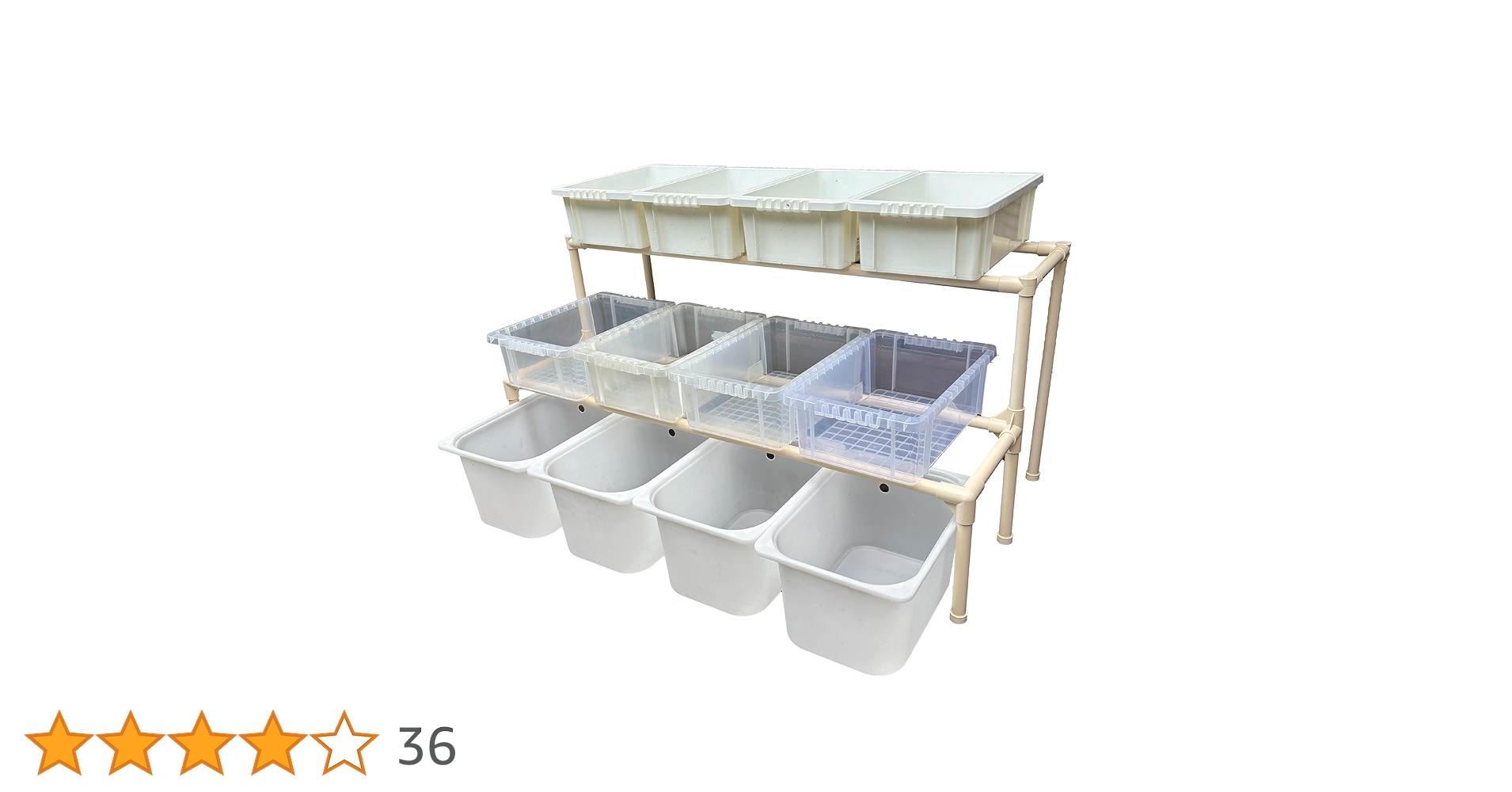 ☆メダカ飼育ラック黒2段12個置き☆ めだか飼育棚NVBOXビオトープdag