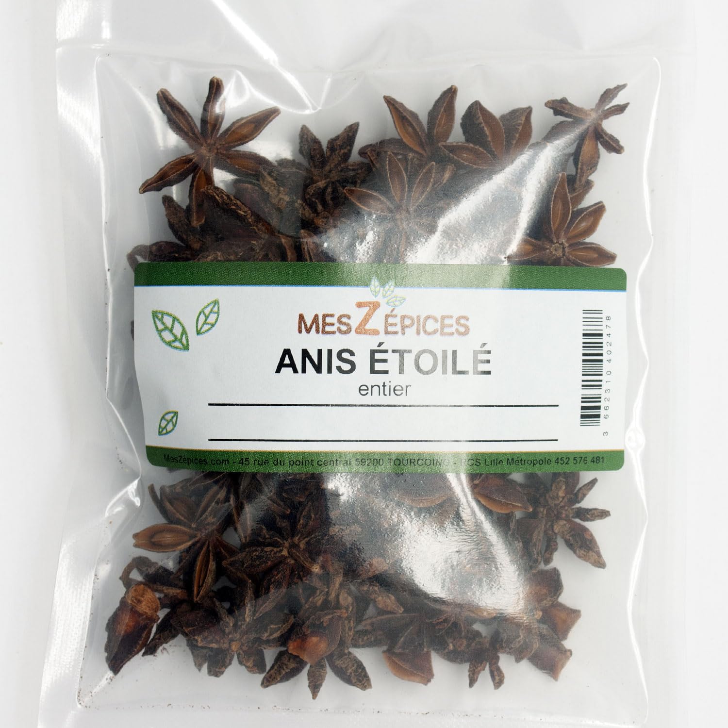 Anis étoilé (ou badiane) entier - Sachet de 1 kg