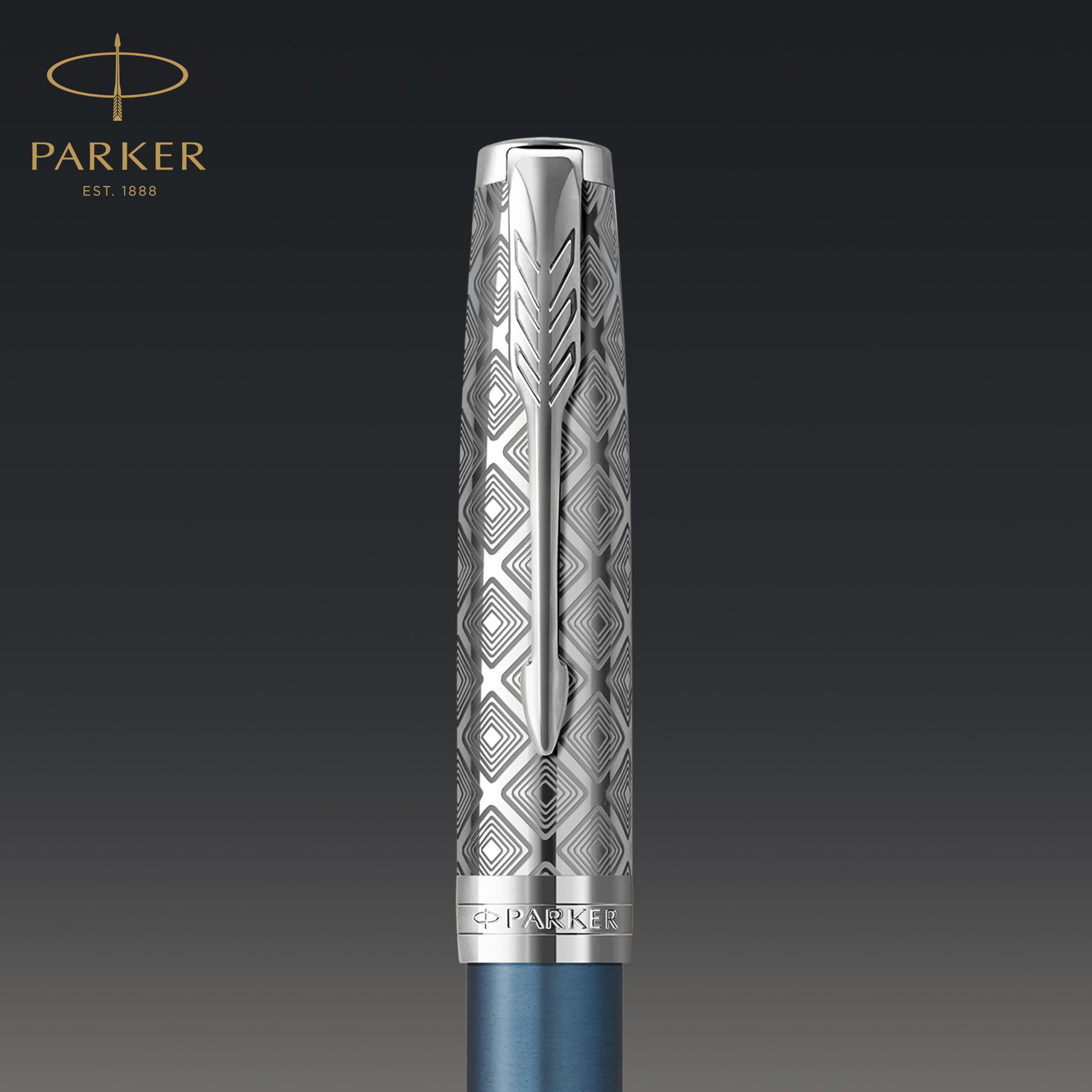 Parker パーカー Sonnet ソネット 万年筆 ダークブルー 18K 楽天市場】名入れ 無料 パーカー PARKER ソネット SONNET 万年筆