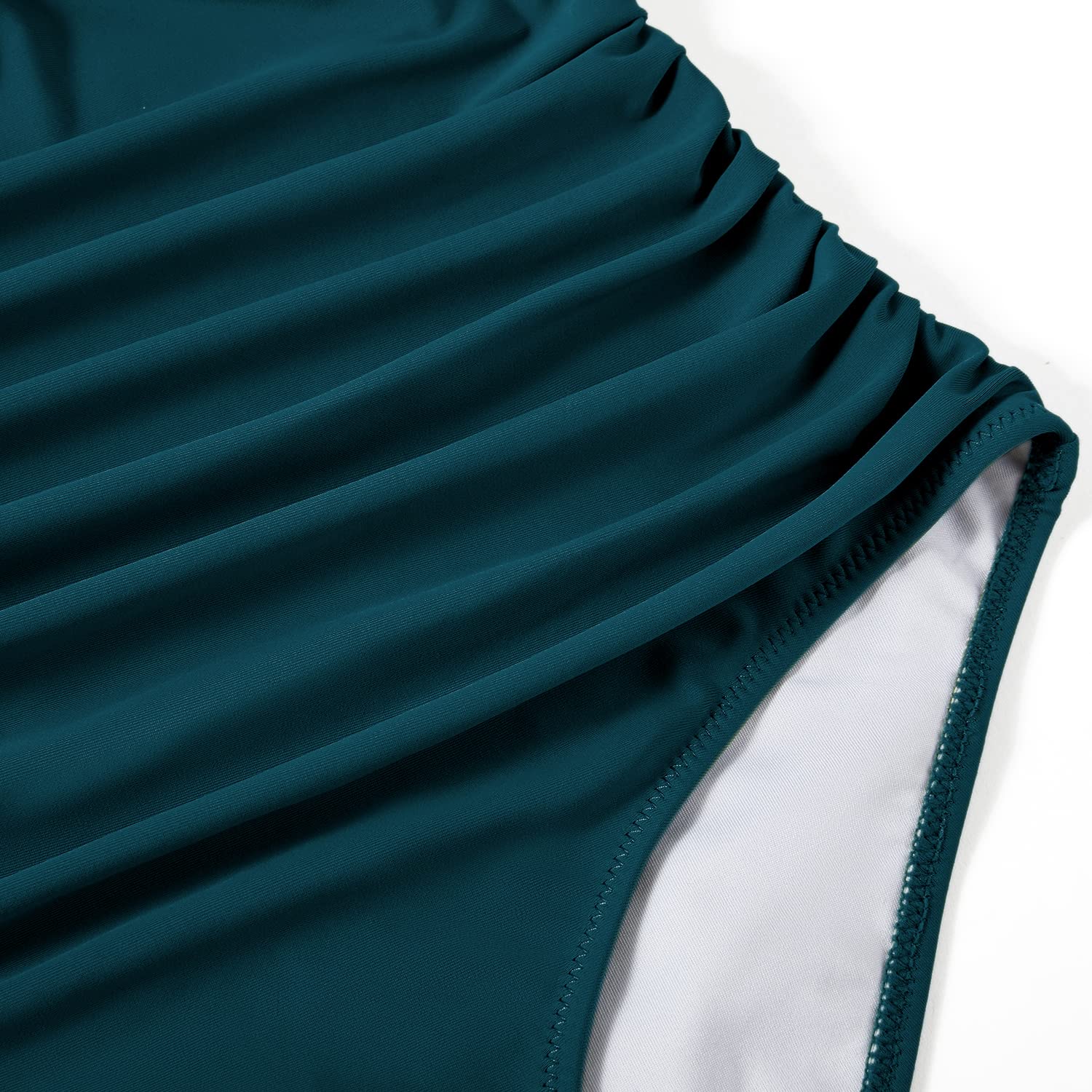 DOULAFASS Maillot de bain femme col en V sexy maillot de bain ventre plat maillot de bain dos nu maillot de bain une pièce