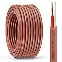 Vista 37 de Cable para termostato - 18/5 10 pies de cobre sólido, calibre 18, 5 conductores, cable de circuito de potencia para equipos de calefacción y aire