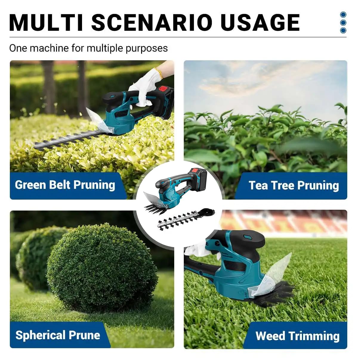 Tuinscharen | Accu Grasscharen & Heggenscharen voor Stil Tuinwerk