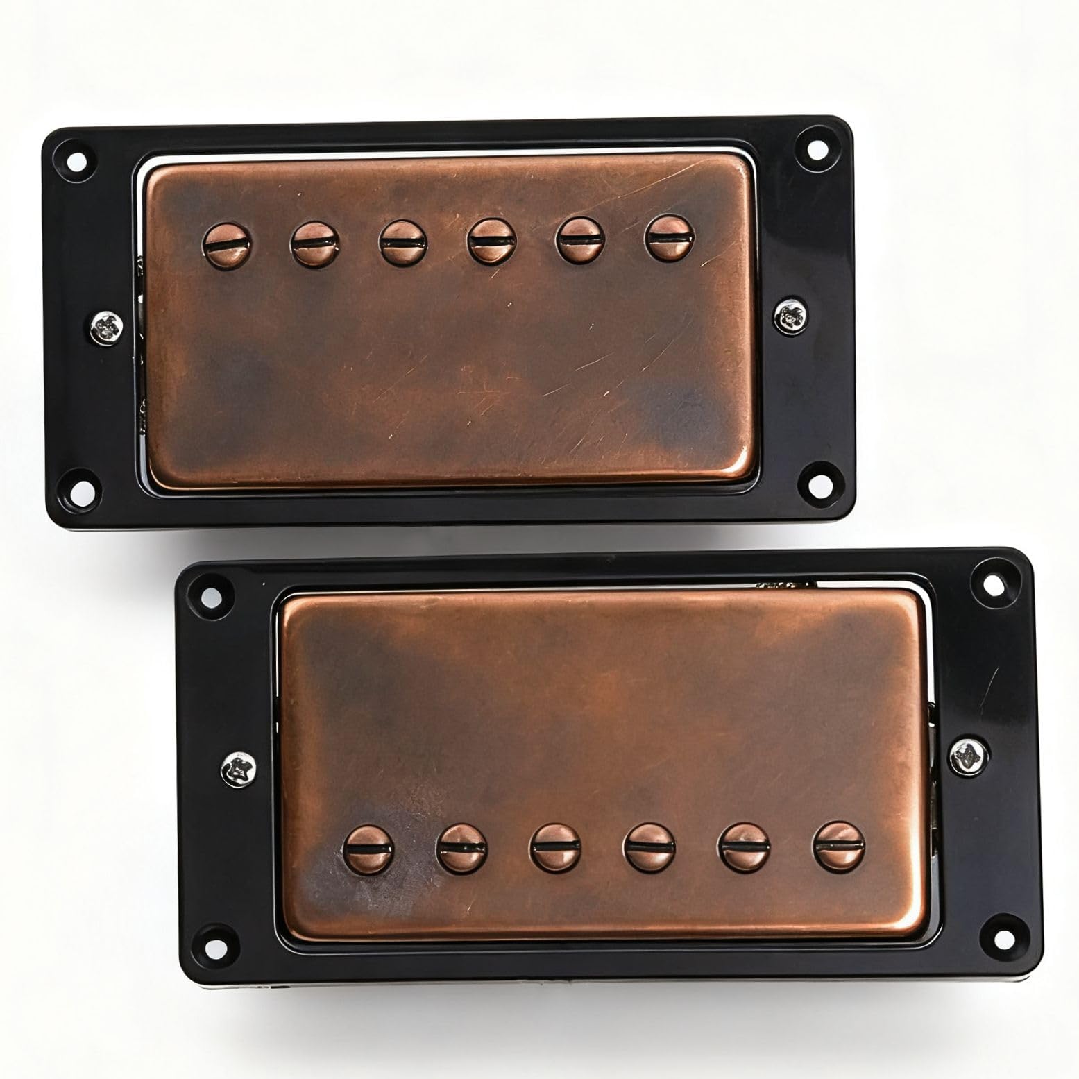57 Classic 57 Classic Plus Alnico 2 gitara vintage Humbucker PAF z plecionym drutem i brązową szyjką do gitary Les Paul (brąz z plecionym drutem)