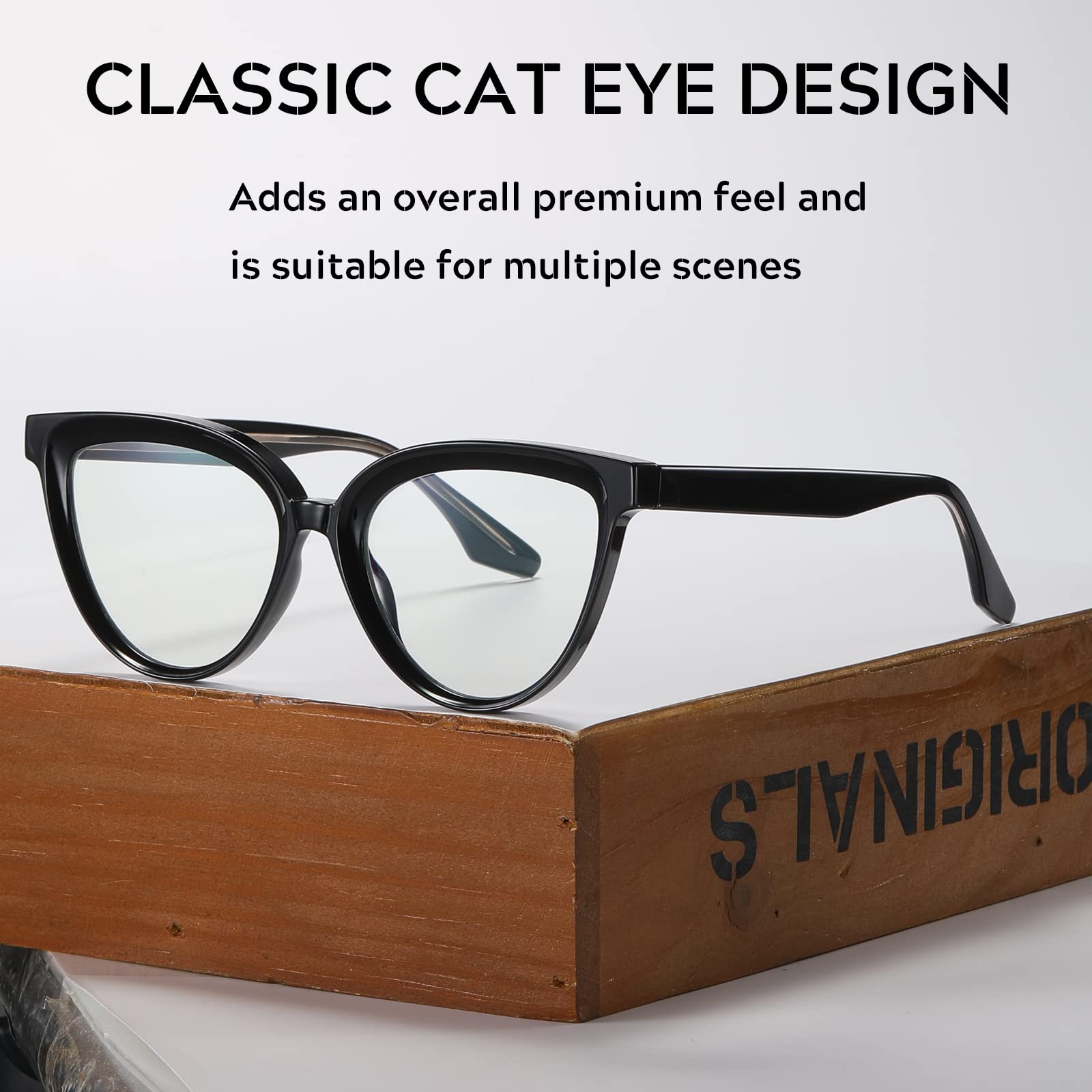 Dollger Retro Blue Light Blocking Glasses for Men Women TR90 Clear Lens Lightweight Computer Glasses Reading Glasses - Image 4