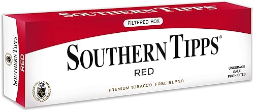 Miniatura 8 de SOUTHERN TIPPS Paquete de 20 Cigarrillos de Hierbas Rojos Atrevidos | Sin Tabaco y Nicotina | Sabor Atrevido, Alternativa Suave y Satisfactoria |