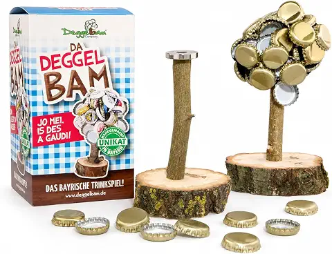 Deggelbam: Kronkorkenbaum aus Holz mit Magnet
