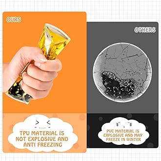 Liquid Sensory Soft Gel Toys: 24-Piece Set, Multi-Shape Sensory Fidget Toys, Water Sensory Toys for Nursery, Playroom, Toddlers and Kids with Autism.