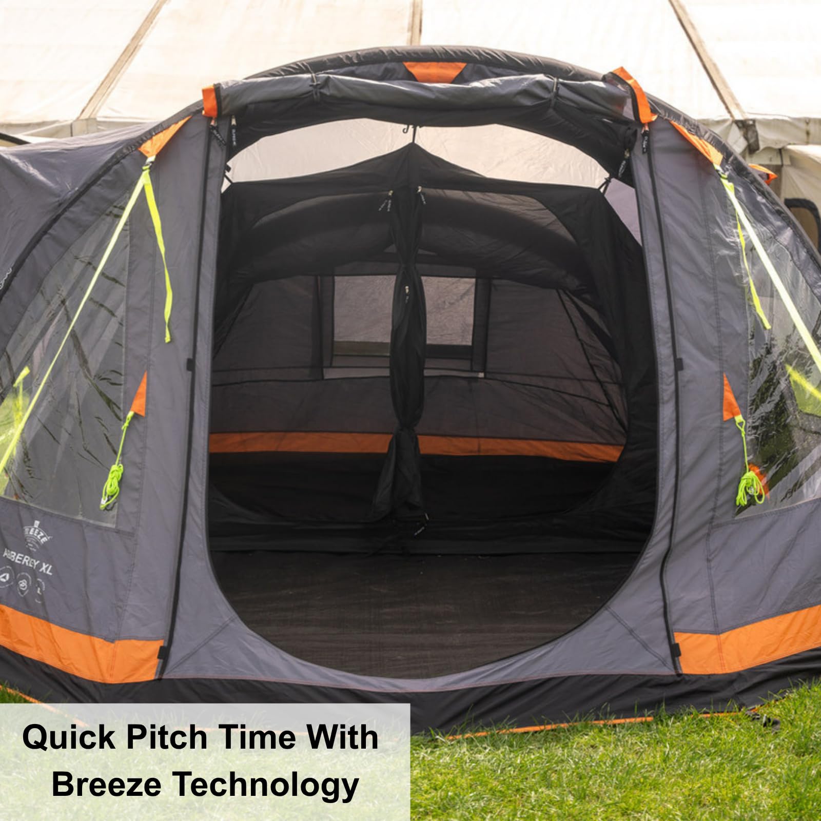 elario xl inflatable camping tent OLPRO Abberley Breeze Tente gonflable 4 couchettes avec tente intérieure occultante Sports et Loisirs fwr Top Printing Options:4 Peaks & 4 Valances Camp David Lace Up