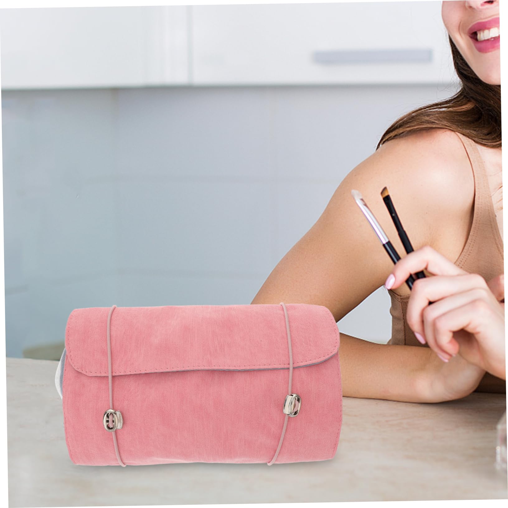 Amosfun 3stücke Reise Kosmetiktasche Mit Abnehmbarem Design Großer Faltbarer Toilettenbeutel Für Make-up Und Pflegeartikel Für Unterwegs Und Aufhängen Langlebigem Pu