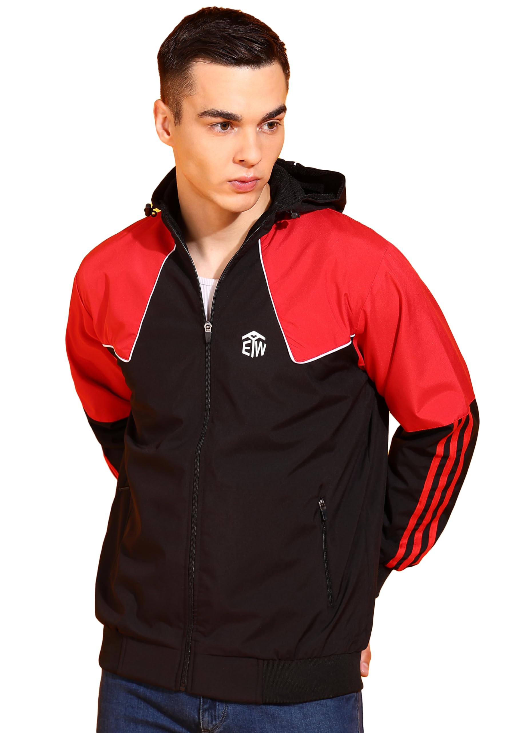 Tokyo Talkies Men Stylish Windcheater Jacket Give Amazing Look (Wind100) in neutral