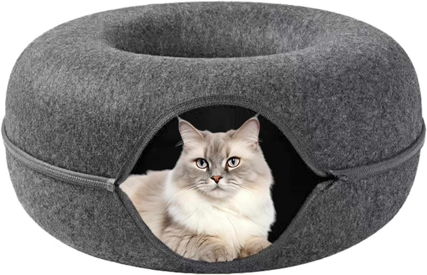 高級木製 猫キャットタワー 125cm 3段 爪とぎ ハンモック ボール