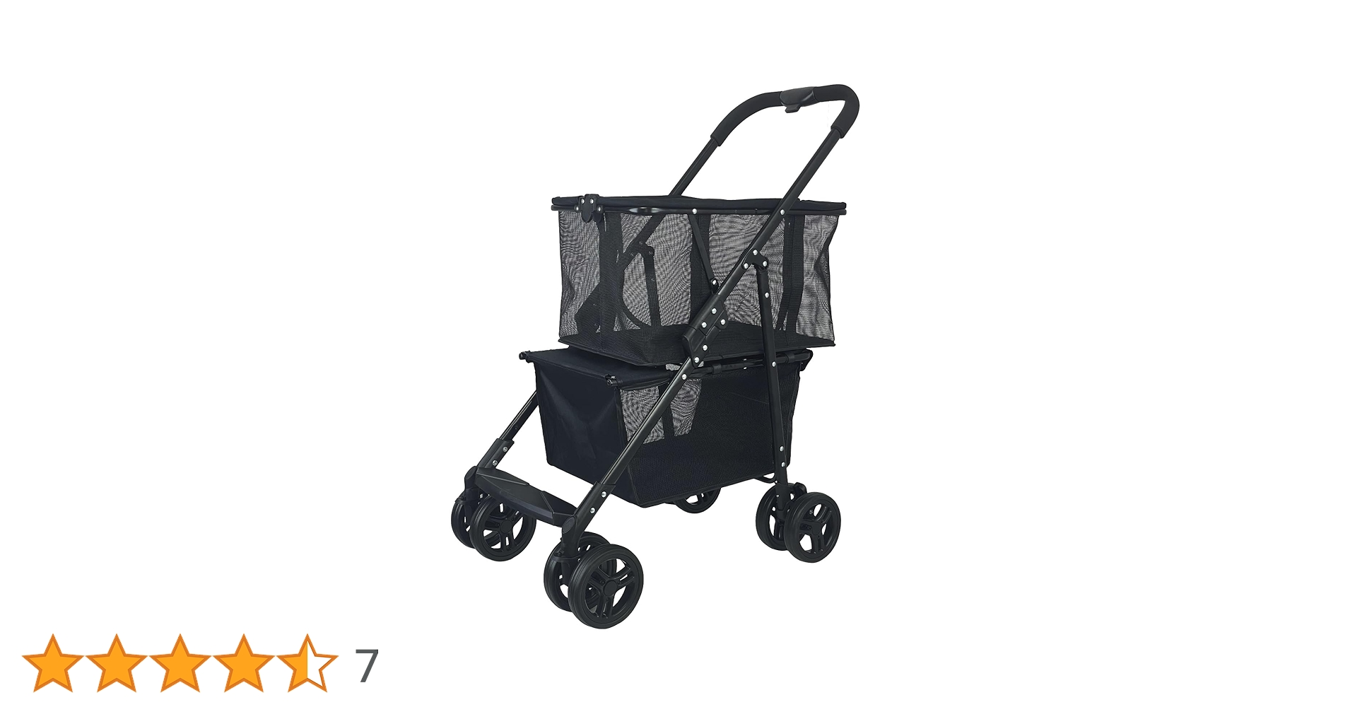 折りたたみショッピングカート ブラック 楽天市場】ショッピングカート ワンタッチ 折り畳み式 大容量 4